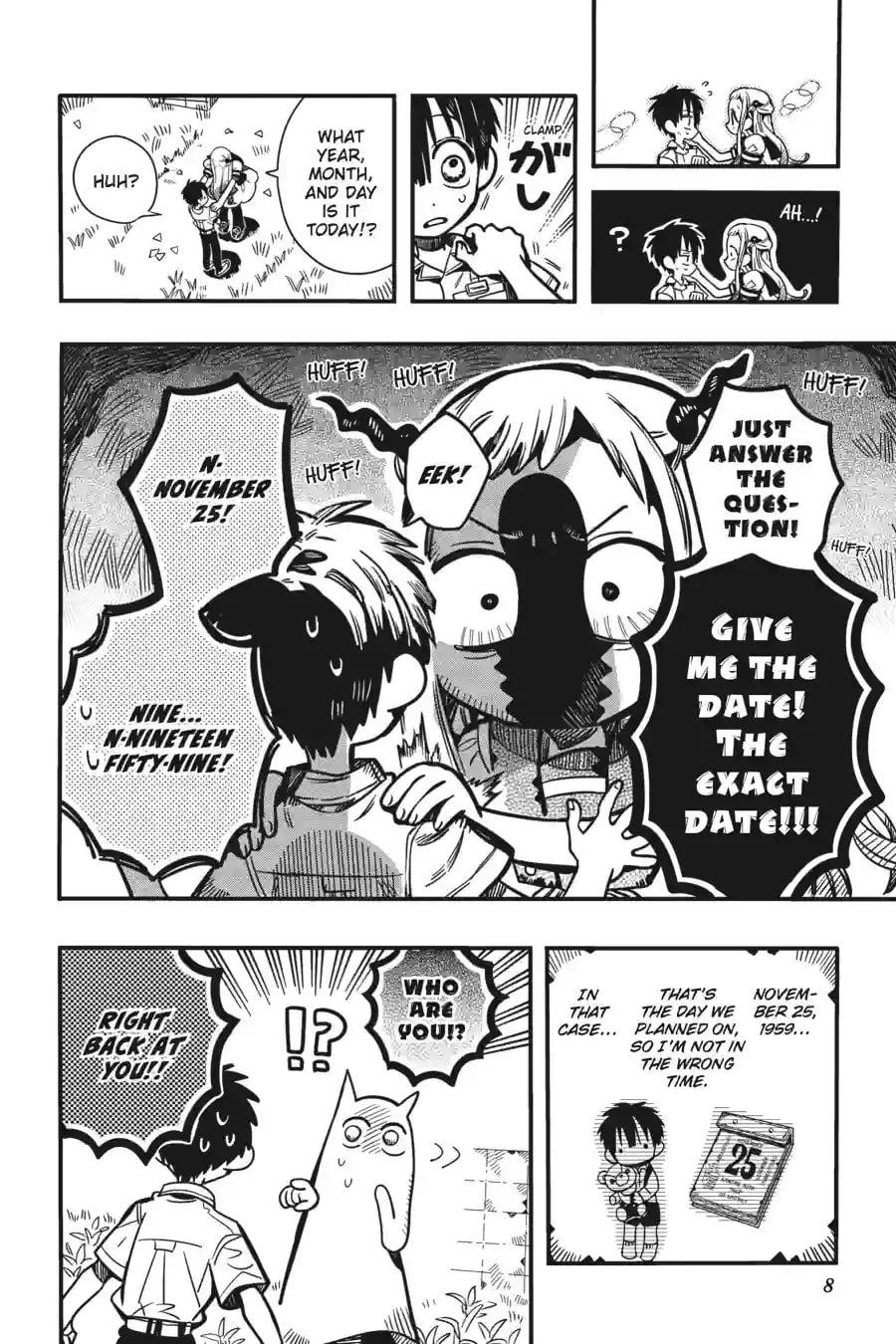 Jibaku Shounen Hanako-kun Chapter 128 page 8 - Chapter 128
