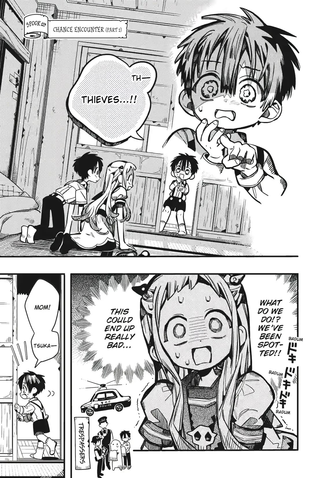 Jibaku Shounen Hanako-kun Chapter 129 page 1 - Chapter 129: Chance Encounter (Part 2)
