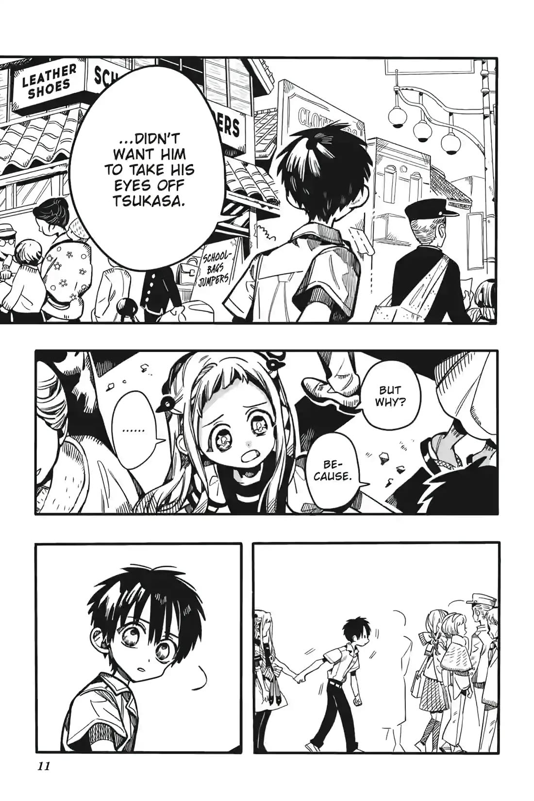 Jibaku Shounen Hanako-kun Chapter 129 page 11 - Chapter 129: Chance Encounter (Part 2)