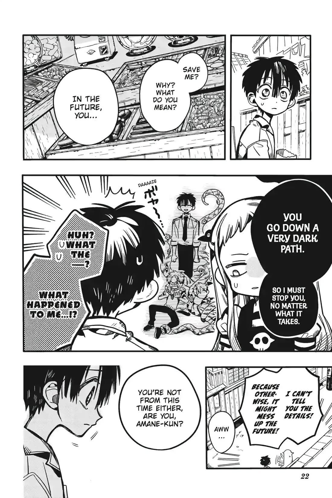 Jibaku Shounen Hanako-kun Chapter 129 page 22 - Chapter 129: Chance Encounter (Part 2)