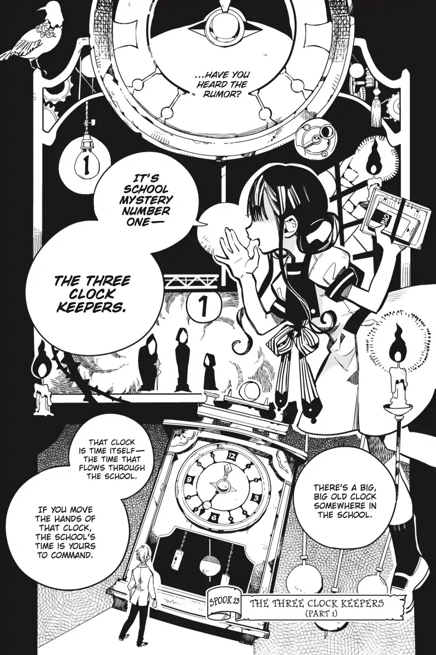 Jibaku Shounen Hanako-kun Chapter 23 page 1 - Chapter 23