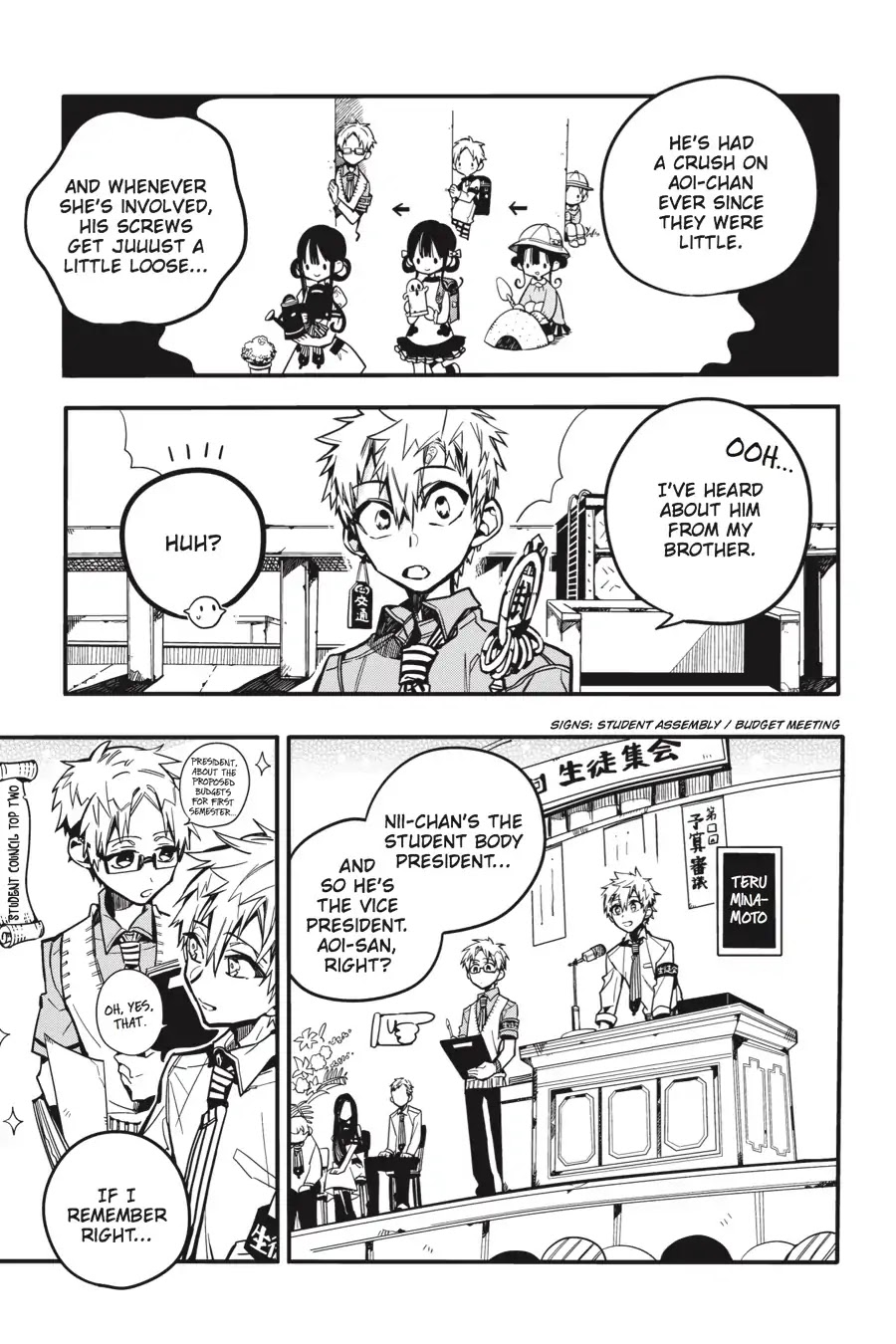 Jibaku Shounen Hanako-kun Chapter 24 page 10 - Chapter 24