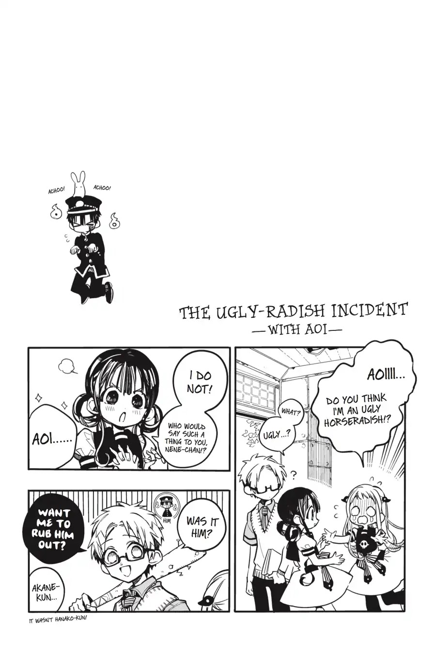 Jibaku Shounen Hanako-kun Chapter 34 page 4 - Chapter 34