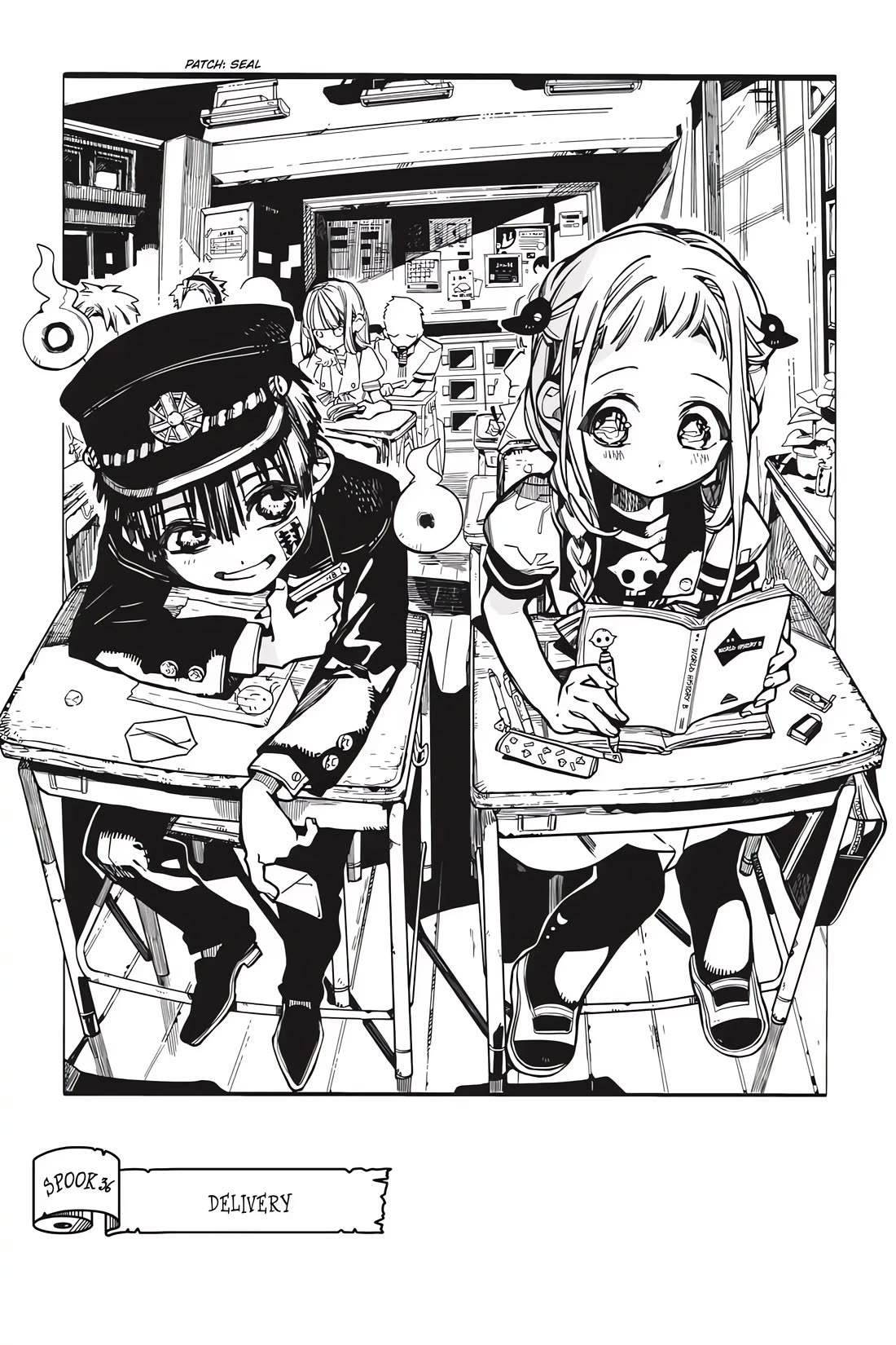 Jibaku Shounen Hanako-kun Chapter 36 page 1 - Chapter 36: Delivery