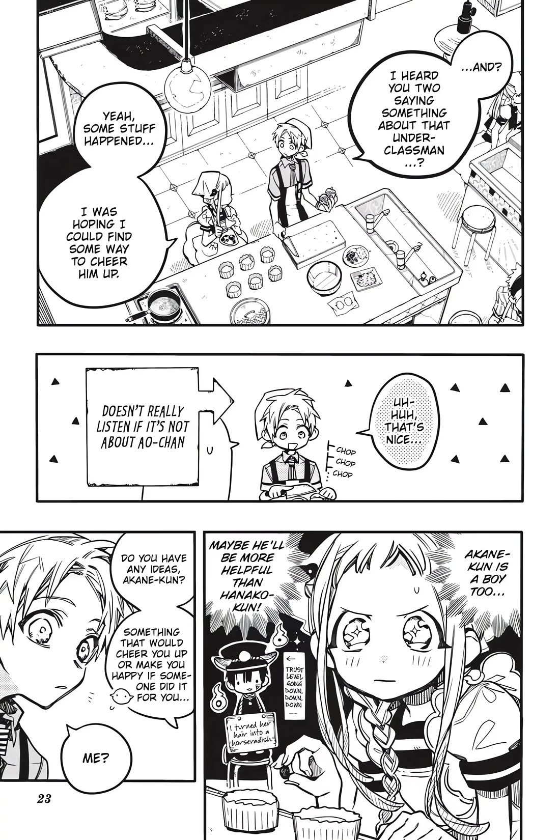 Jibaku Shounen Hanako-kun Chapter 36 page 21 - Chapter 36: Delivery