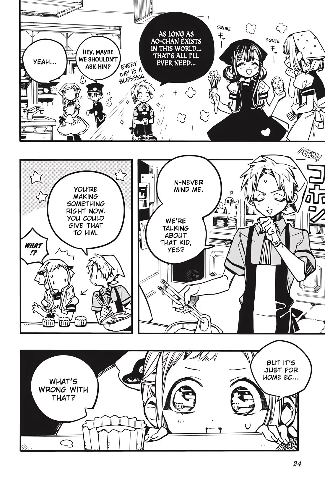 Jibaku Shounen Hanako-kun Chapter 36 page 22 - Chapter 36: Delivery
