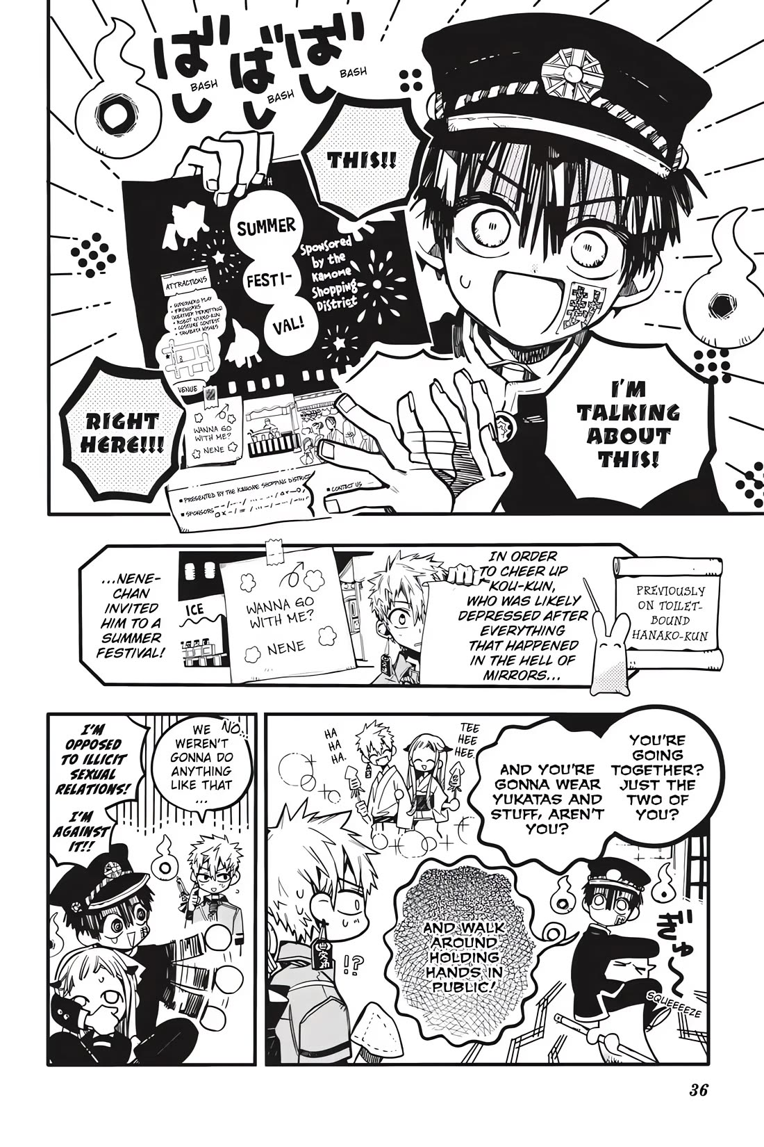 Jibaku Shounen Hanako-kun Chapter 37 page 2 - Chapter 37: Summer Lights (Part 1)