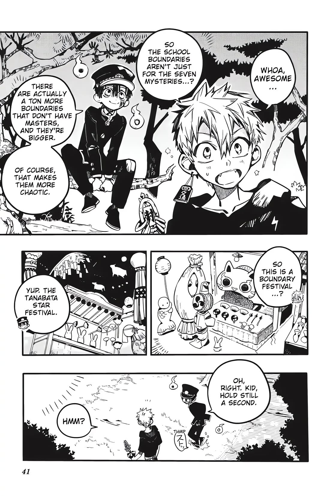 Jibaku Shounen Hanako-kun Chapter 37 page 7 - Chapter 37: Summer Lights (Part 1)