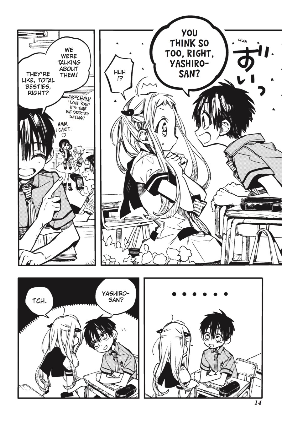 Jibaku Shounen Hanako-kun Chapter 41 page 14 - Chapter 41