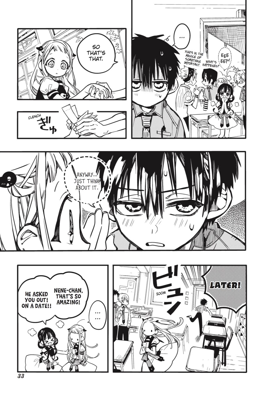 Jibaku Shounen Hanako-kun Chapter 41 page 33 - Chapter 41