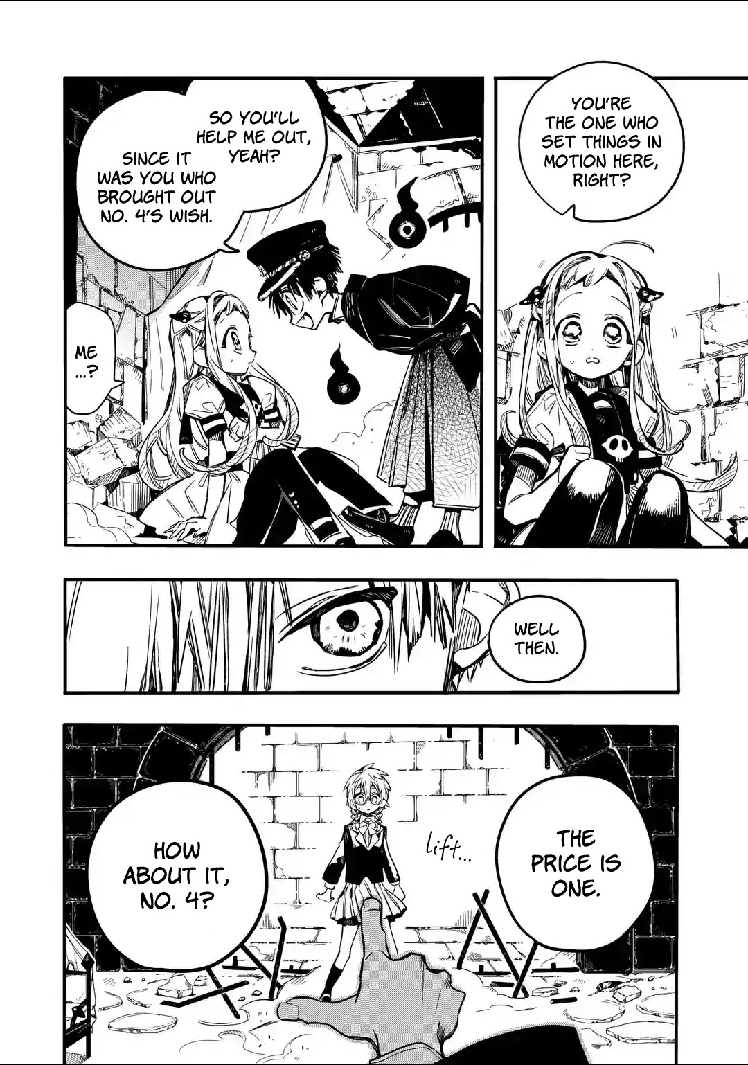 Jibaku Shounen Hanako-kun Chapter 52 page 11 - Chapter 52: A Wish