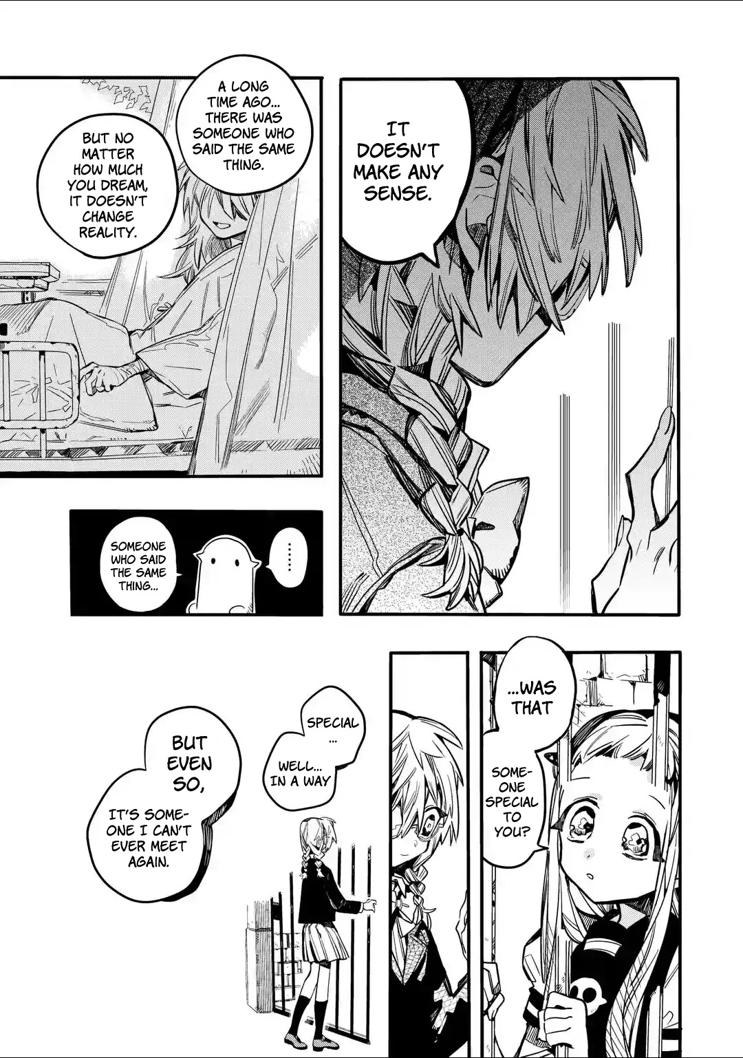 Jibaku Shounen Hanako-kun Chapter 52 page 7 - Chapter 52: A Wish