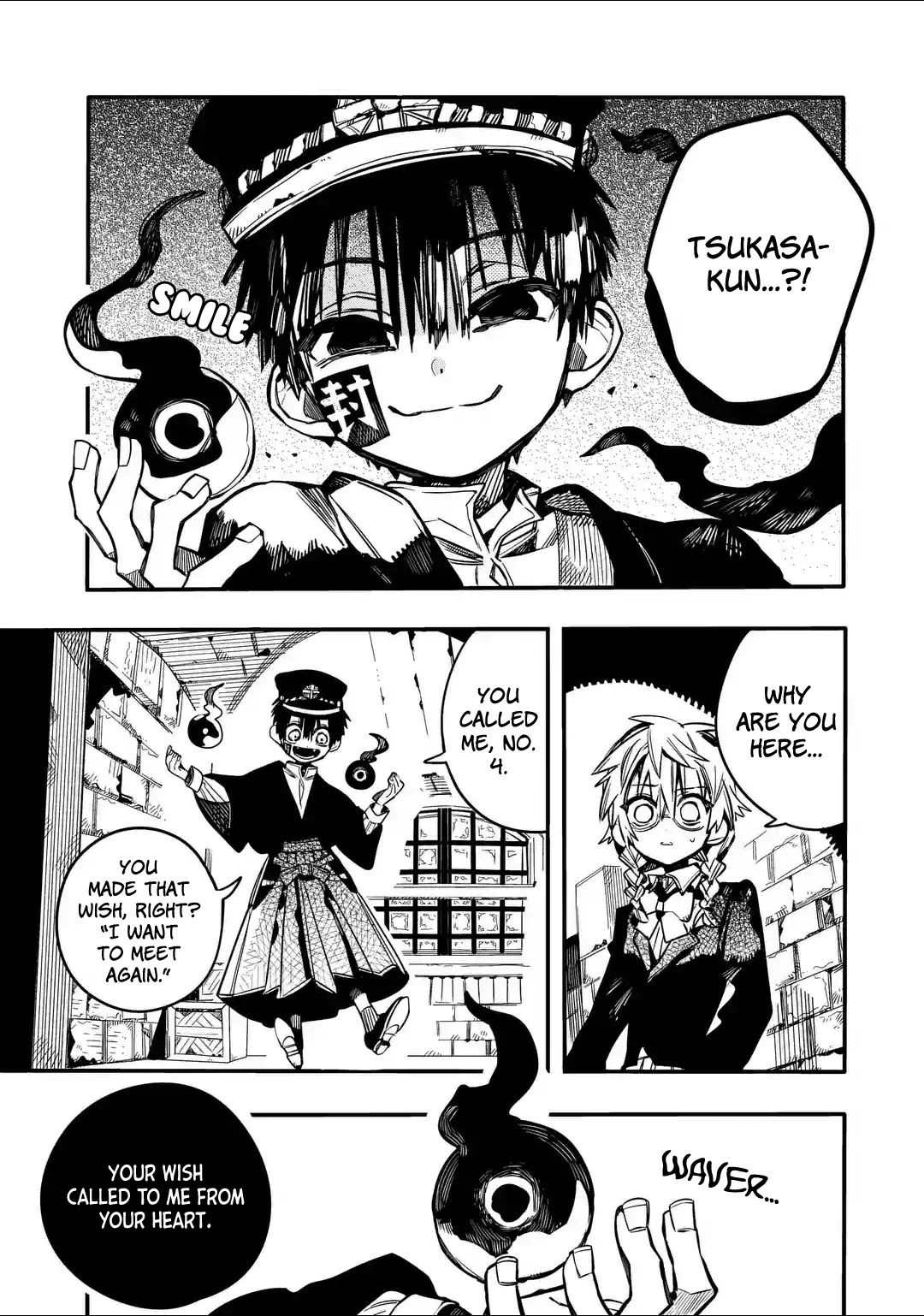 Jibaku Shounen Hanako-kun Chapter 52 page 9 - Chapter 52: A Wish