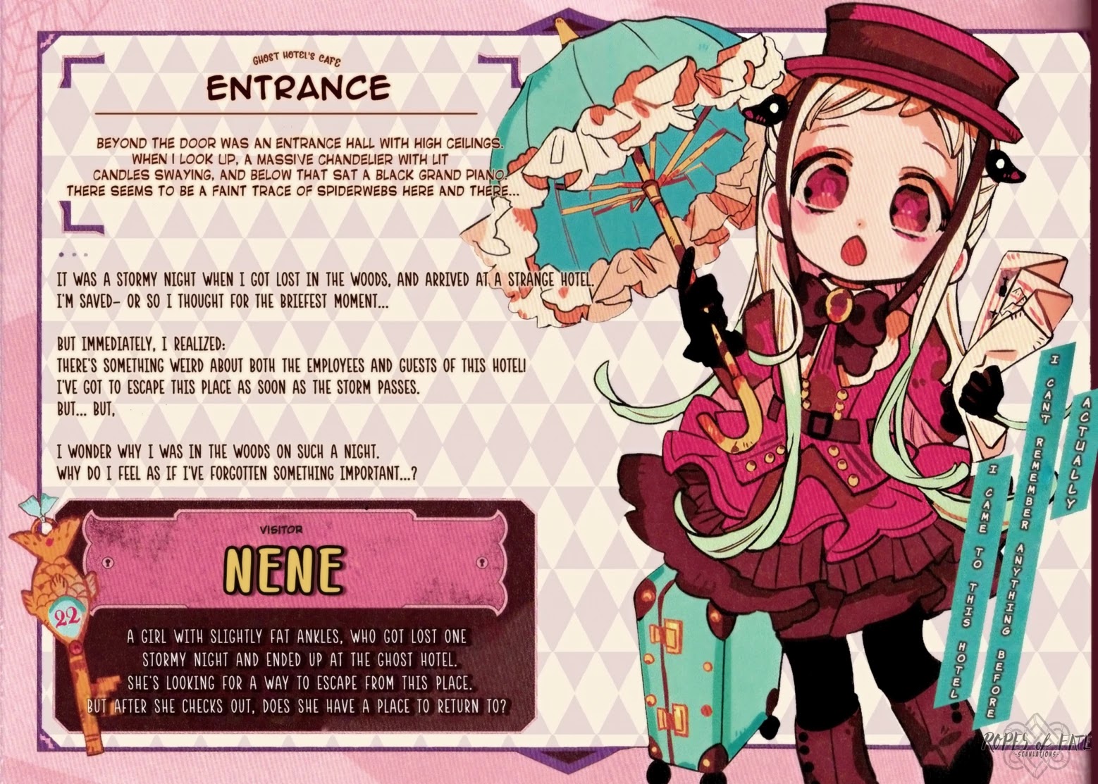 Jibaku Shounen Hanako-kun Chapter 55.5 page 19 - Chapter 55.5: Ghost Hotel's Cafe Picture Book
