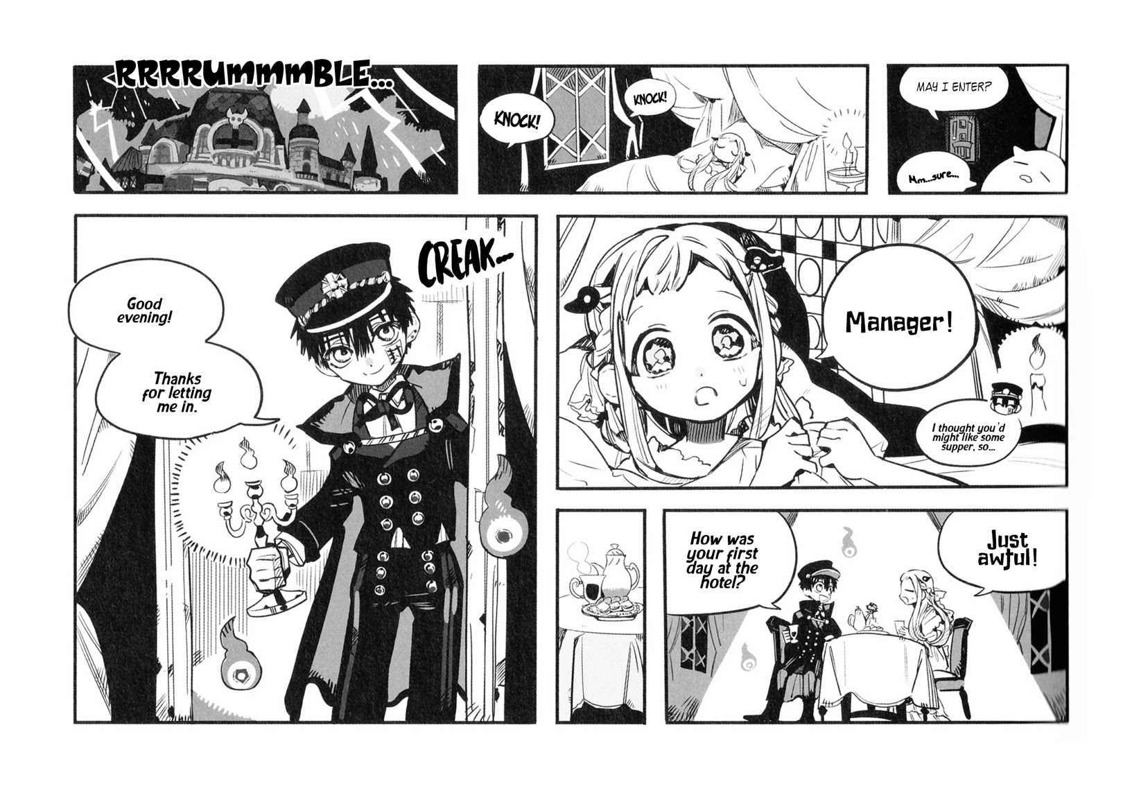 Jibaku Shounen Hanako-kun Chapter 55.5 page 27 - Chapter 55.5: Ghost Hotel's Cafe Picture Book