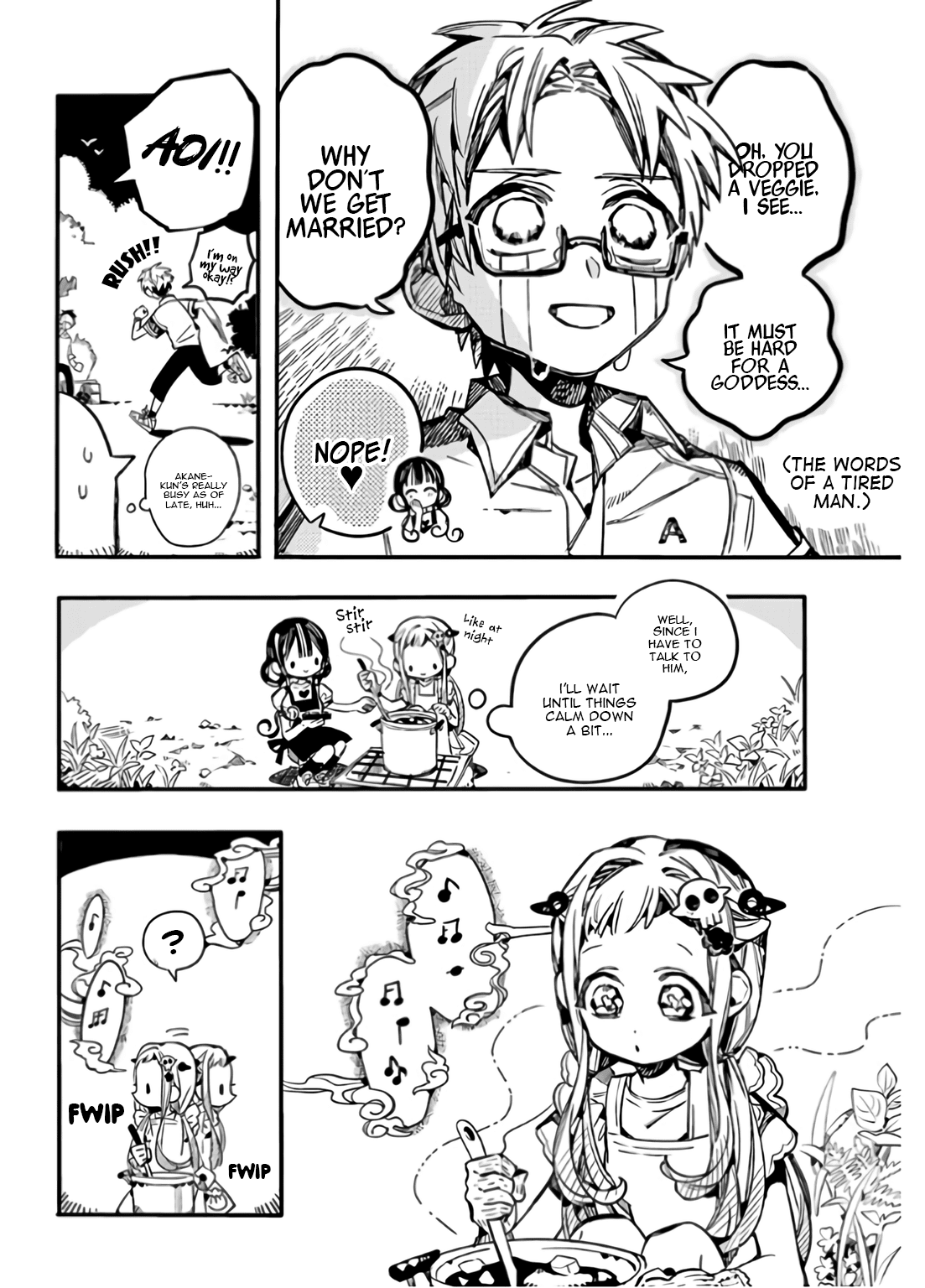 Jibaku Shounen Hanako-kun Chapter 60 page 13 - Chapter 60: Study Camp