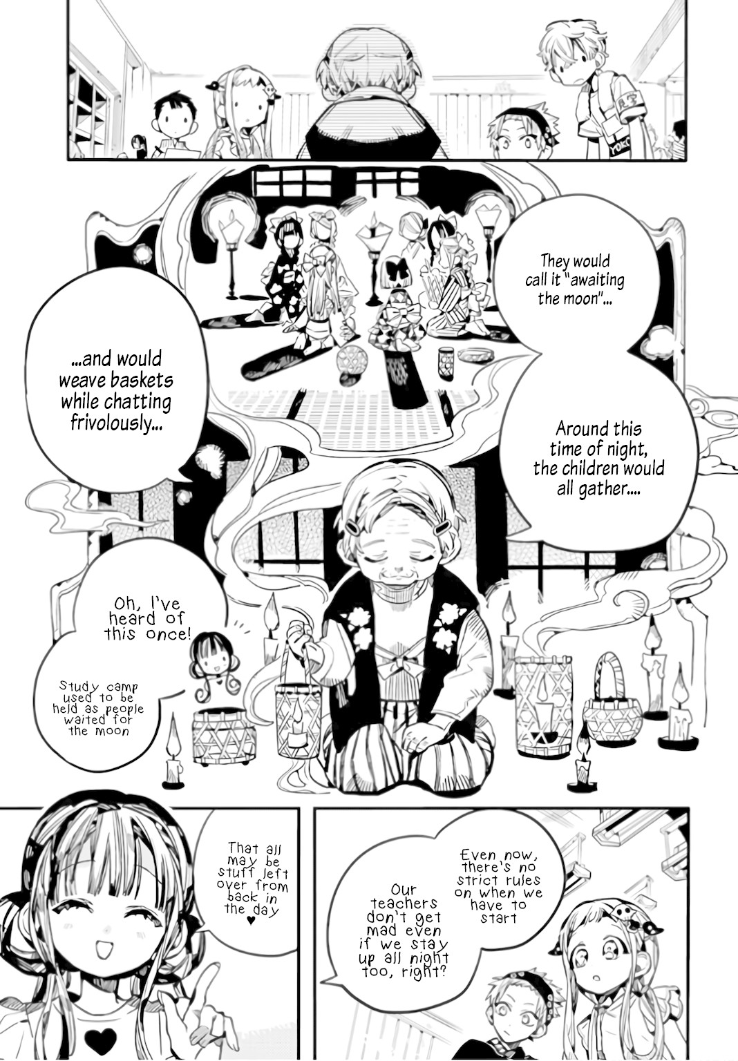 Jibaku Shounen Hanako-kun Chapter 60 page 18 - Chapter 60: Study Camp
