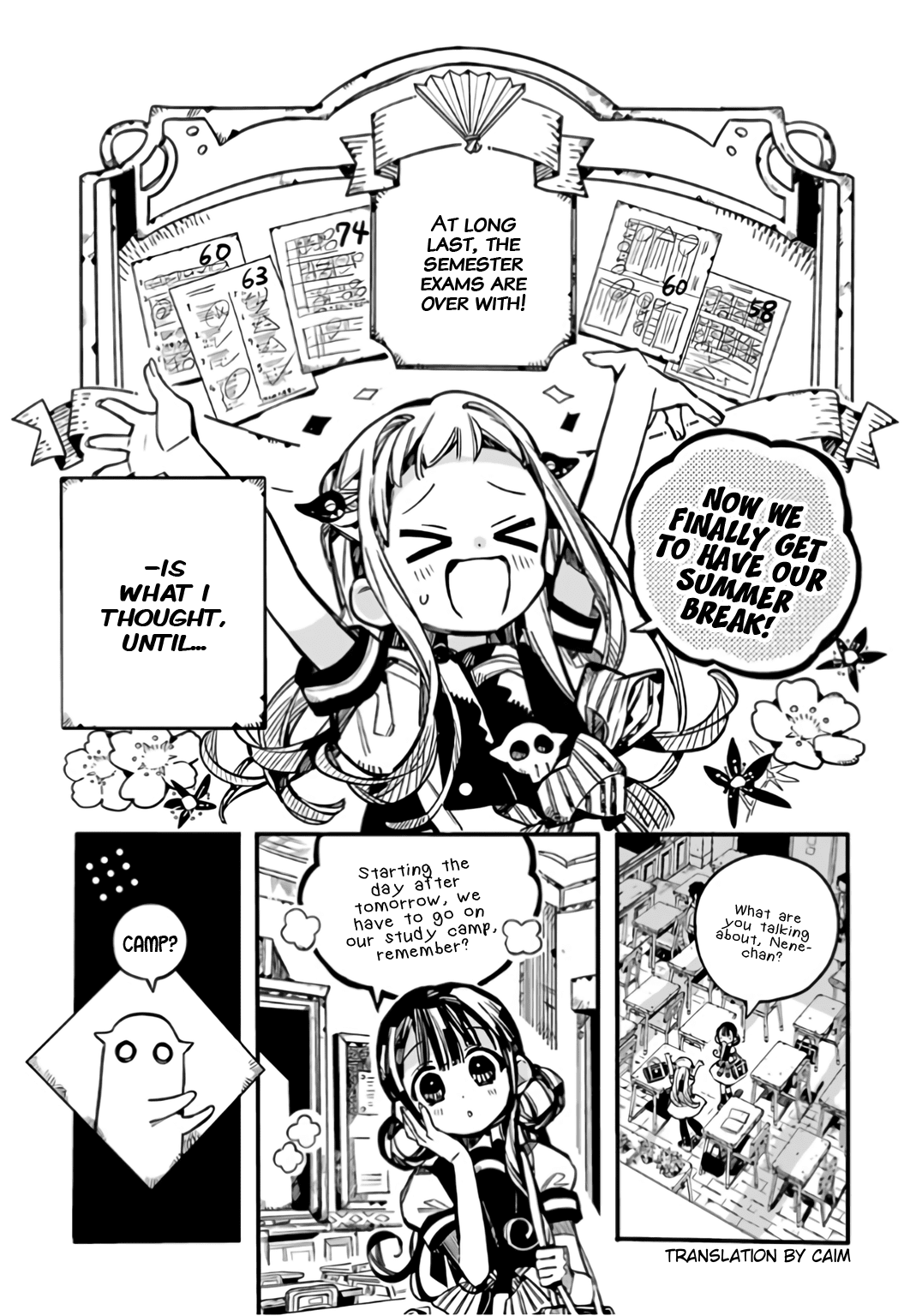 Jibaku Shounen Hanako-kun Chapter 60 page 4 - Chapter 60: Study Camp