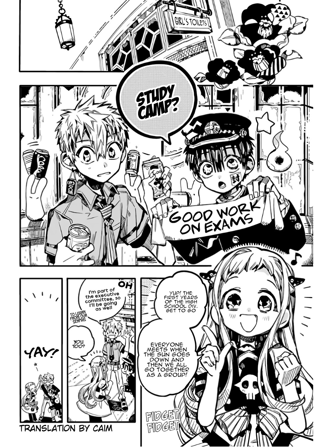 Jibaku Shounen Hanako-kun Chapter 60 page 5 - Chapter 60: Study Camp