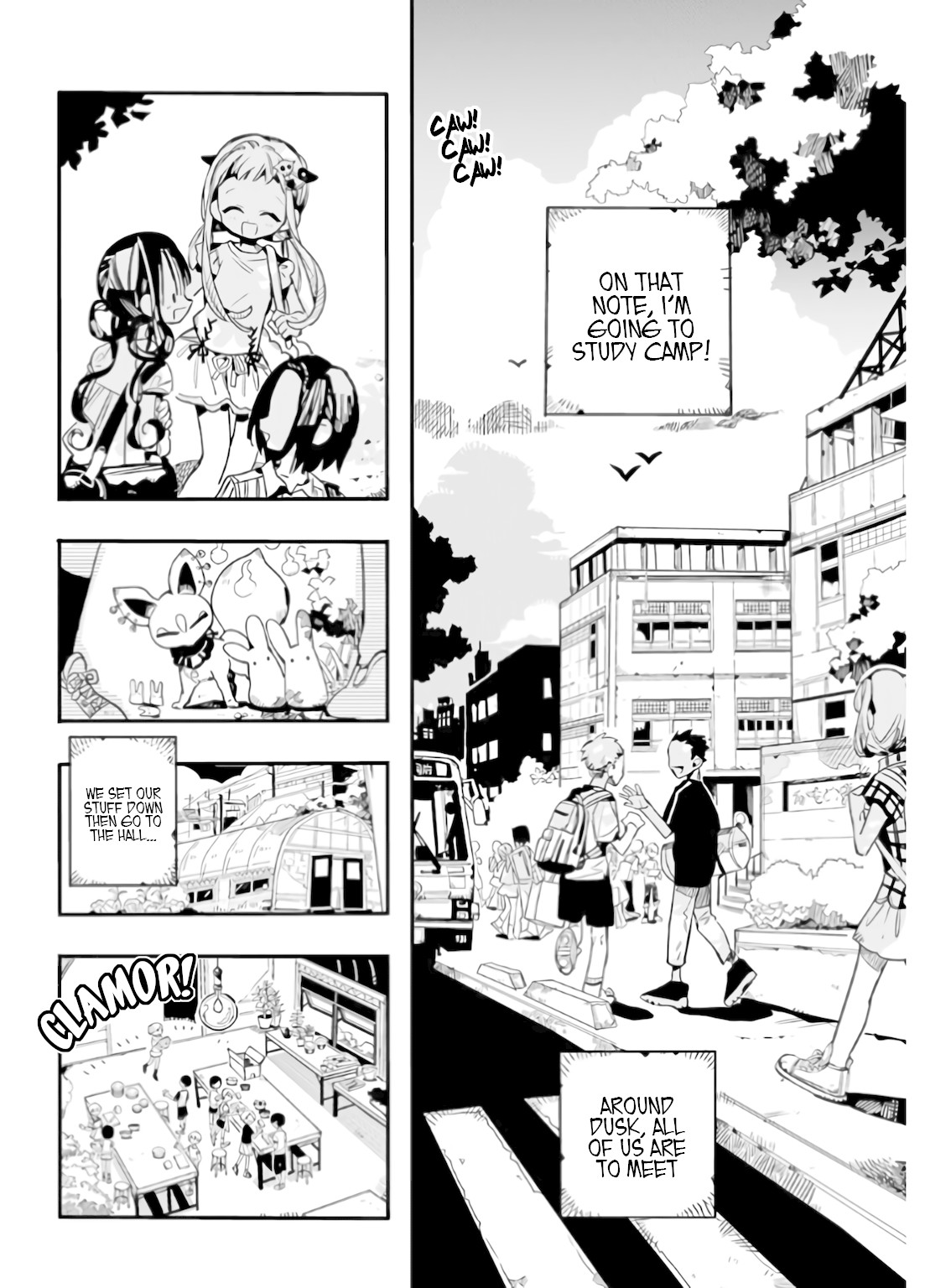 Jibaku Shounen Hanako-kun Chapter 60 page 9 - Chapter 60: Study Camp