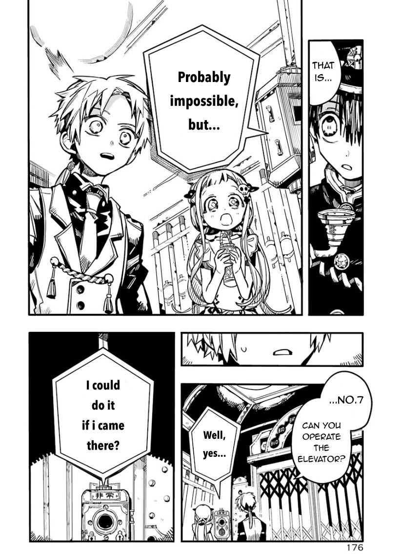 Jibaku Shounen Hanako-kun Chapter 62 page 22 - Chapter 62: Elevator