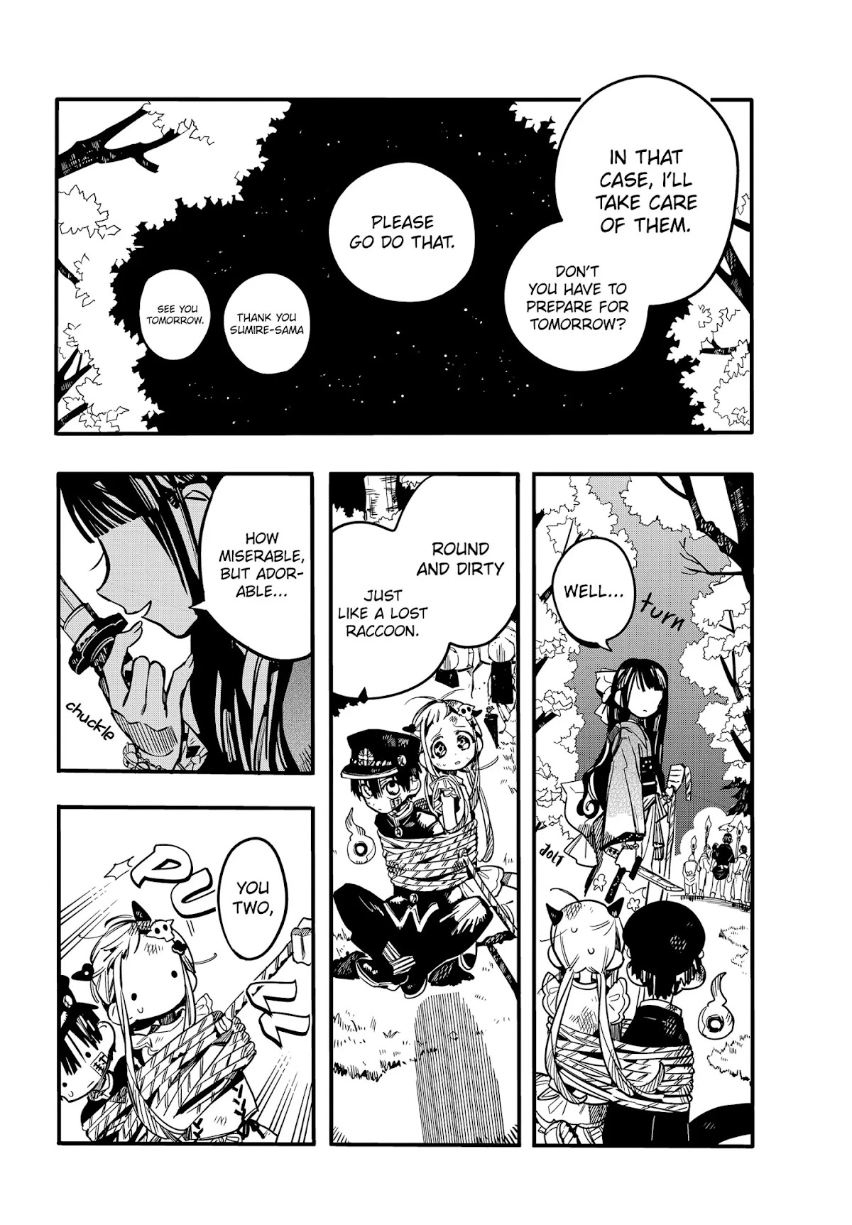 Jibaku Shounen Hanako-kun Chapter 66 page 16 - Chapter 66: Sumire