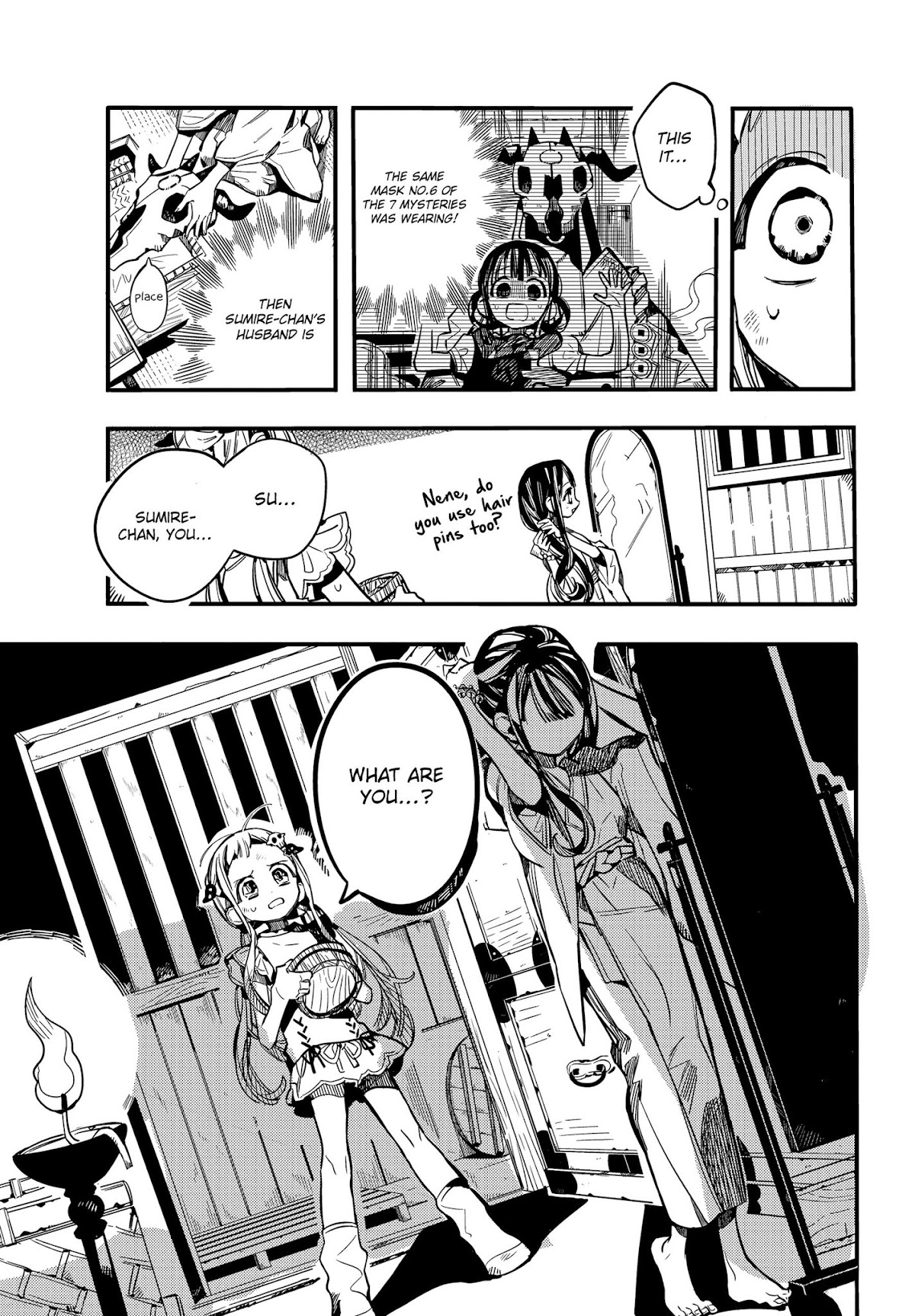 Jibaku Shounen Hanako-kun Chapter 66 page 37 - Chapter 66: Sumire