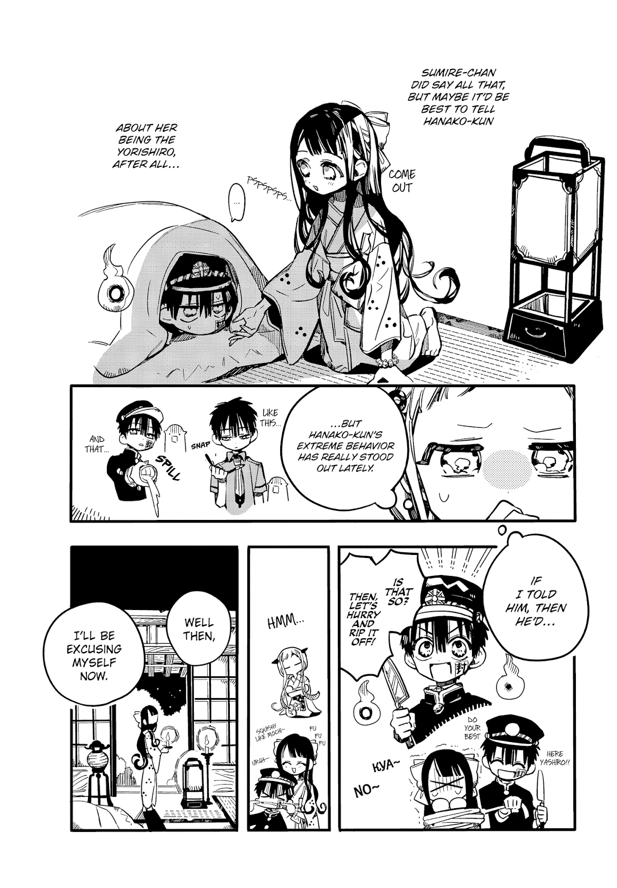 Jibaku Shounen Hanako-kun Chapter 67 page 11 - Chapter 67: Sumire (Part 2)