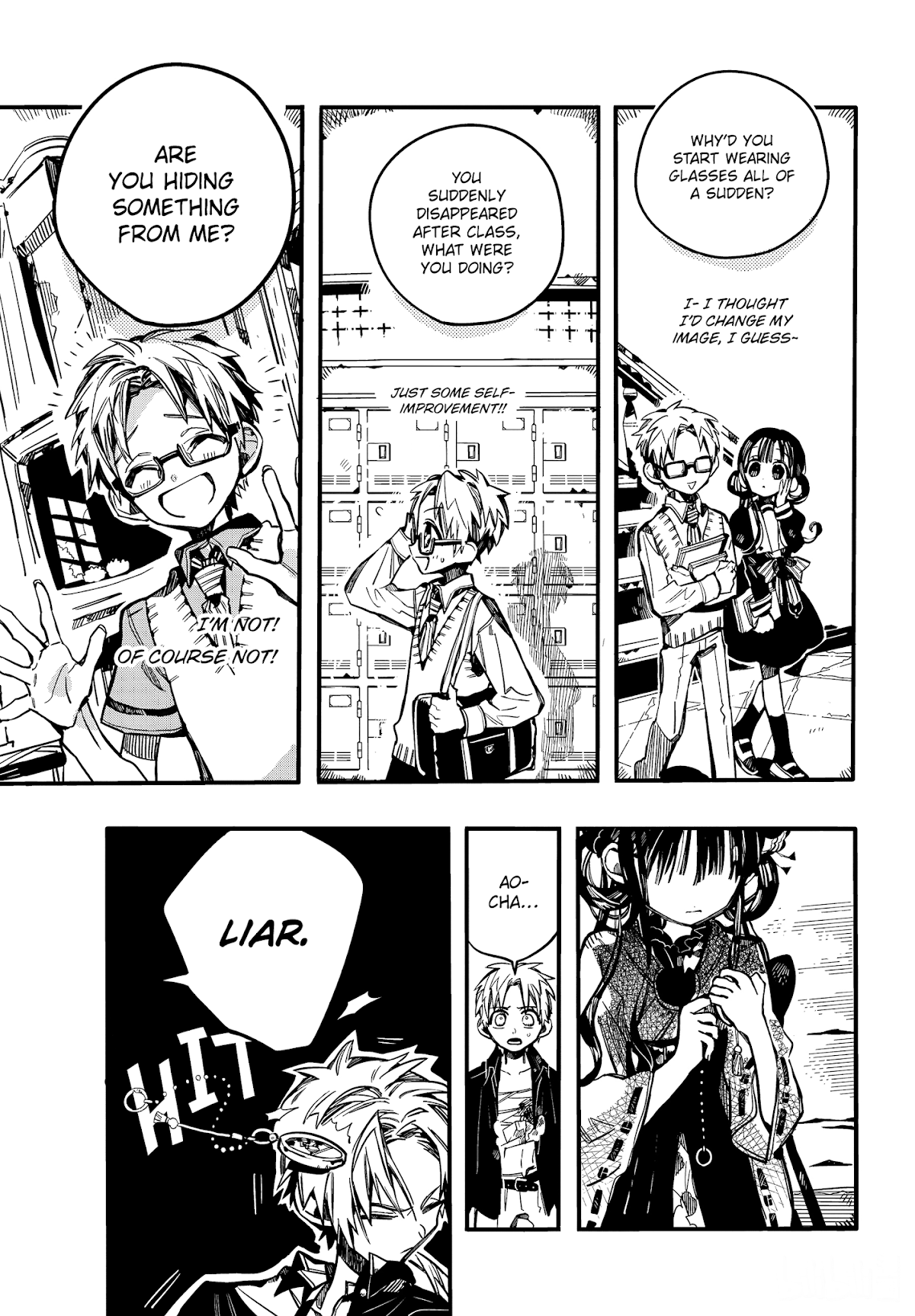 Jibaku Shounen Hanako-kun Chapter 69 page 10 - Chapter 69: Aoi and Akane