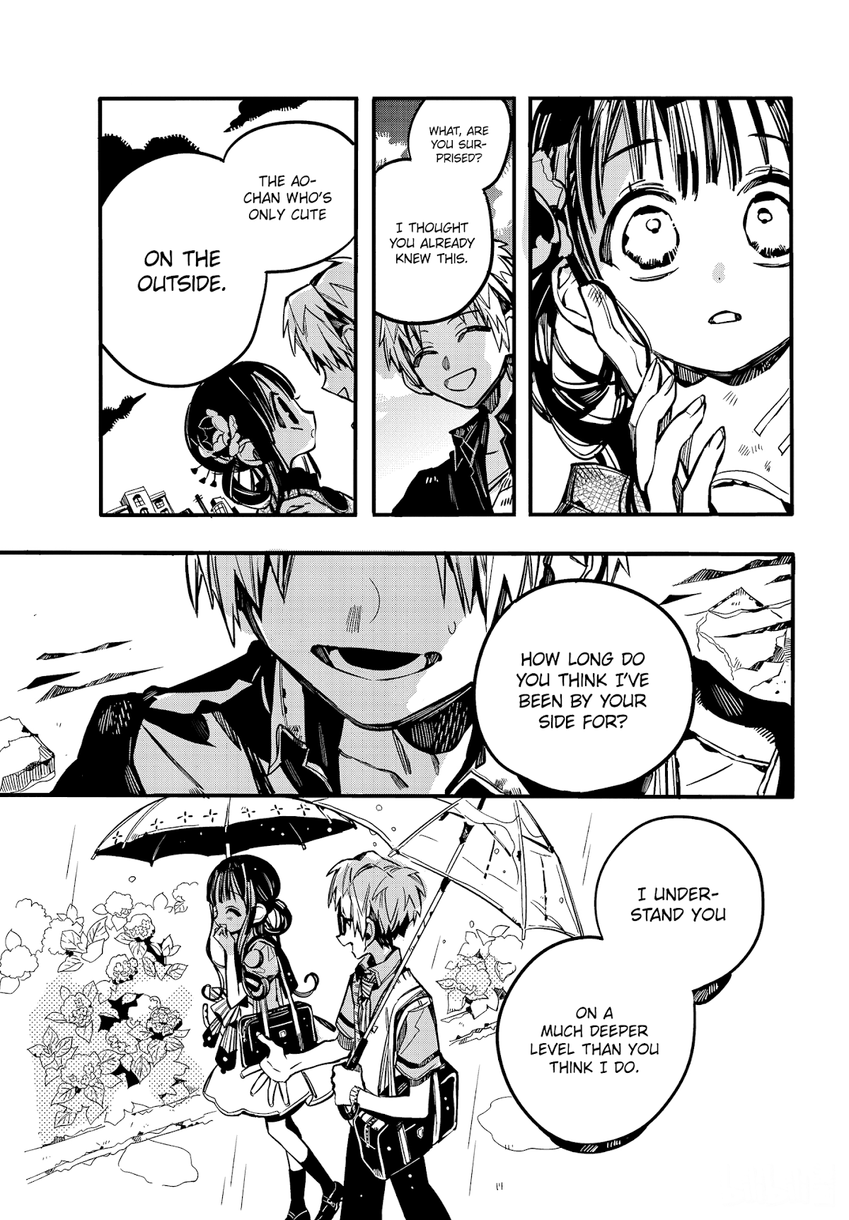 Jibaku Shounen Hanako-kun Chapter 69 page 14 - Chapter 69: Aoi and Akane
