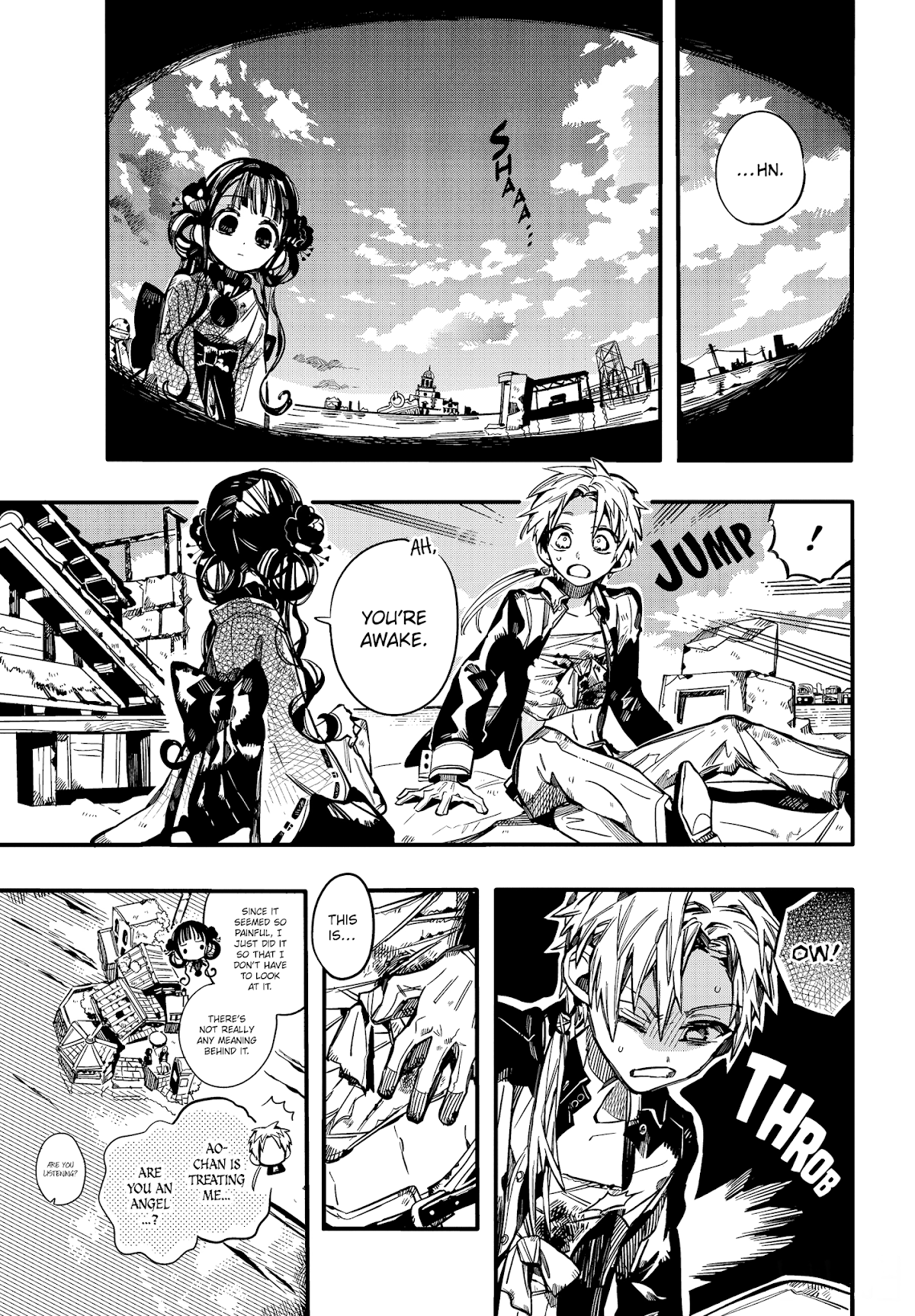 Jibaku Shounen Hanako-kun Chapter 69 page 4 - Chapter 69: Aoi and Akane