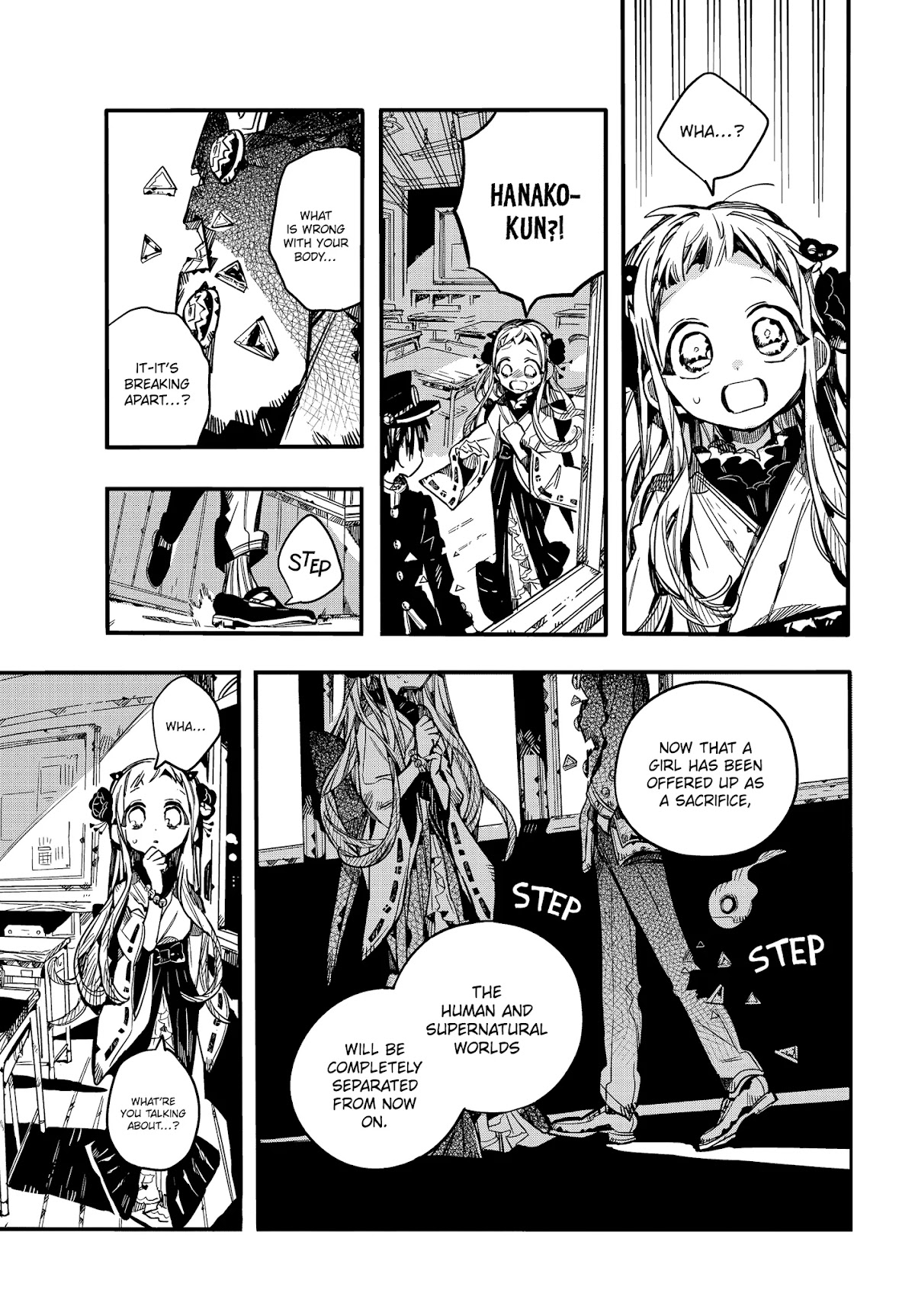 Jibaku Shounen Hanako-kun Chapter 71 page 18 - Chapter 71: Severance