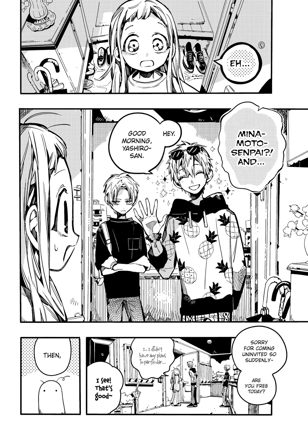 Jibaku Shounen Hanako-kun Chapter 72 page 12 - Chapter 72: Day Off