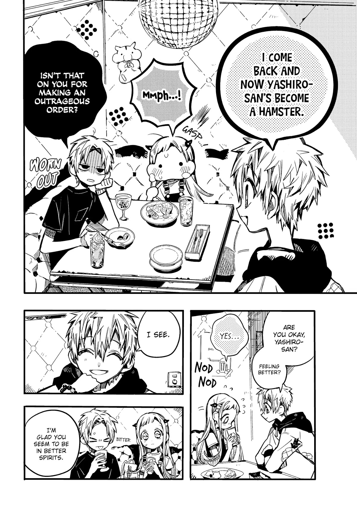 Jibaku Shounen Hanako-kun Chapter 72 page 34 - Chapter 72: Day Off