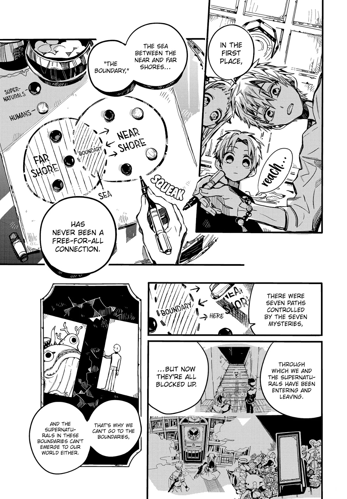 Jibaku Shounen Hanako-kun Chapter 73 page 10 - Chapter 73: At the Minamoto House