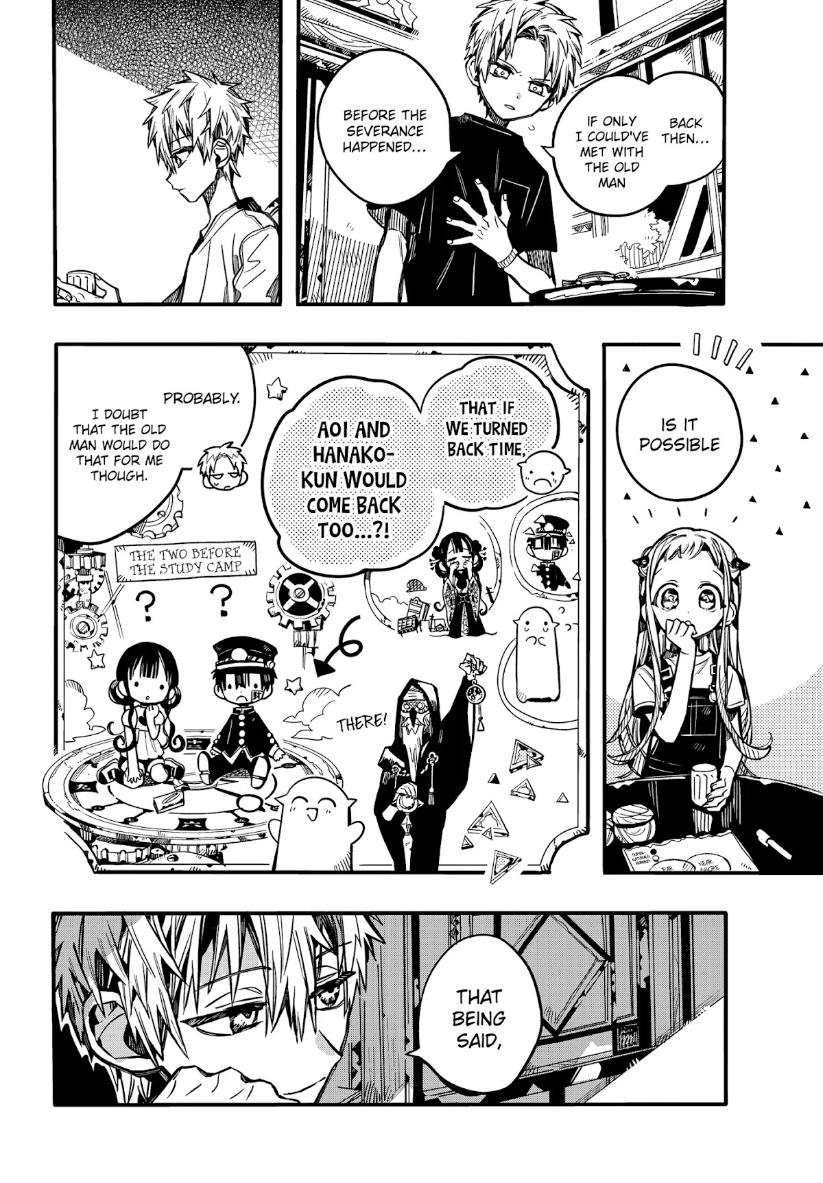 Jibaku Shounen Hanako-kun Chapter 73 page 13 - Chapter 73: At the Minamoto House