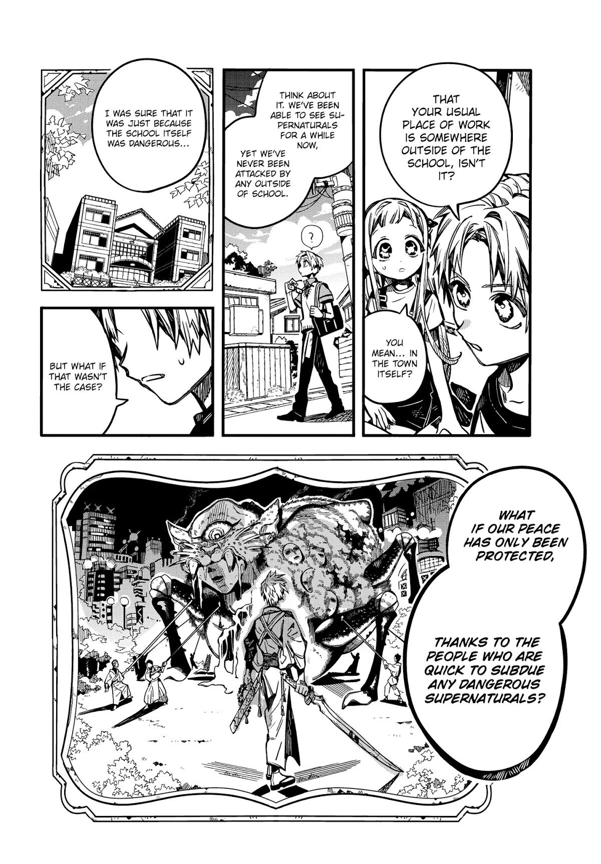 Jibaku Shounen Hanako-kun Chapter 73 page 21 - Chapter 73: At the Minamoto House