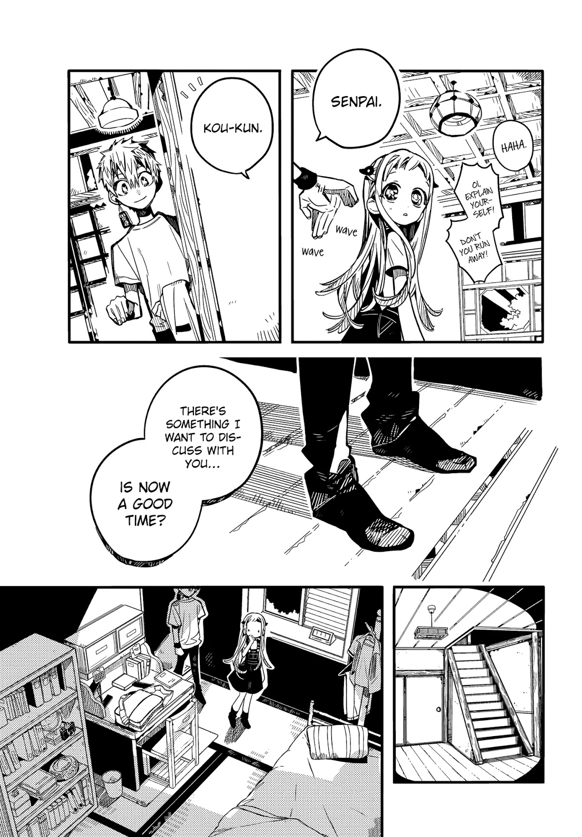 Jibaku Shounen Hanako-kun Chapter 73 page 28 - Chapter 73: At the Minamoto House