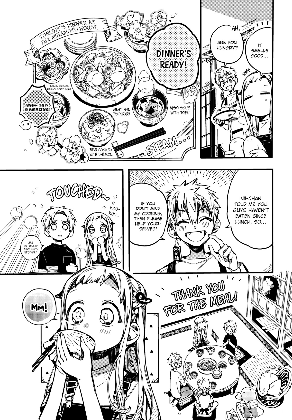 Jibaku Shounen Hanako-kun Chapter 73 page 6 - Chapter 73: At the Minamoto House