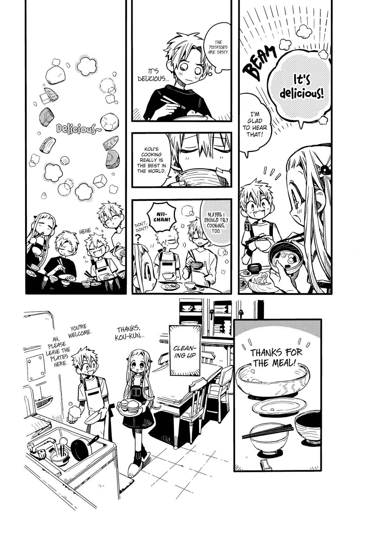 Jibaku Shounen Hanako-kun Chapter 73 page 7 - Chapter 73: At the Minamoto House