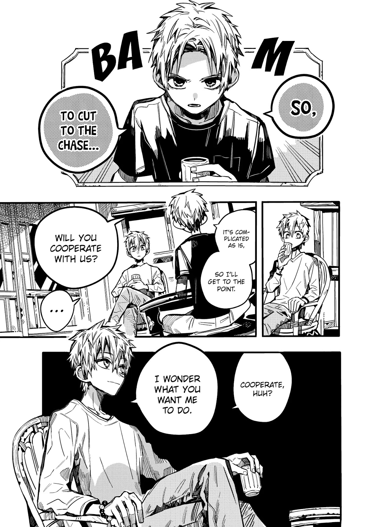 Jibaku Shounen Hanako-kun Chapter 73 page 8 - Chapter 73: At the Minamoto House