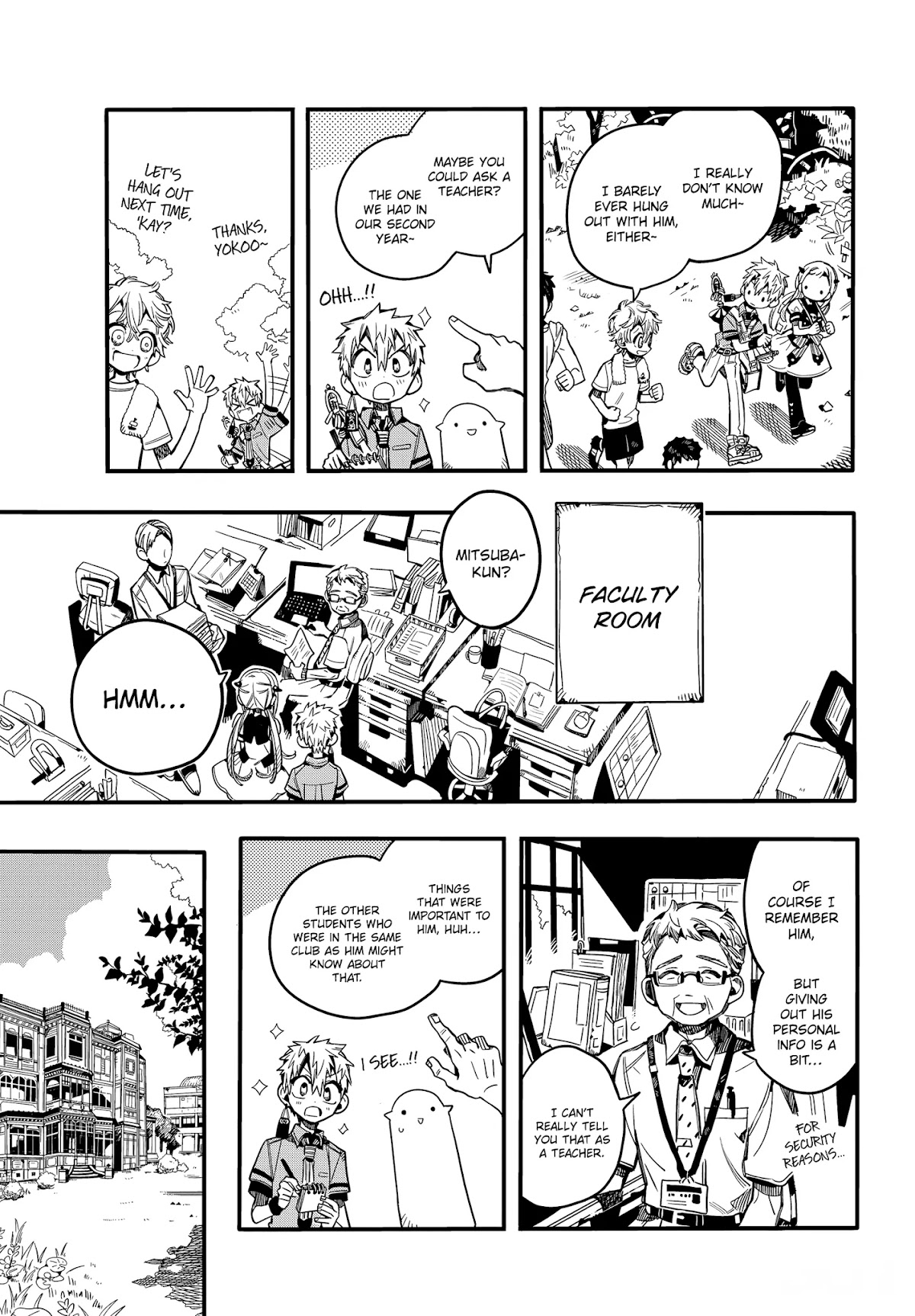 Jibaku Shounen Hanako-kun Chapter 74 page 16 - Chapter 74: Loss