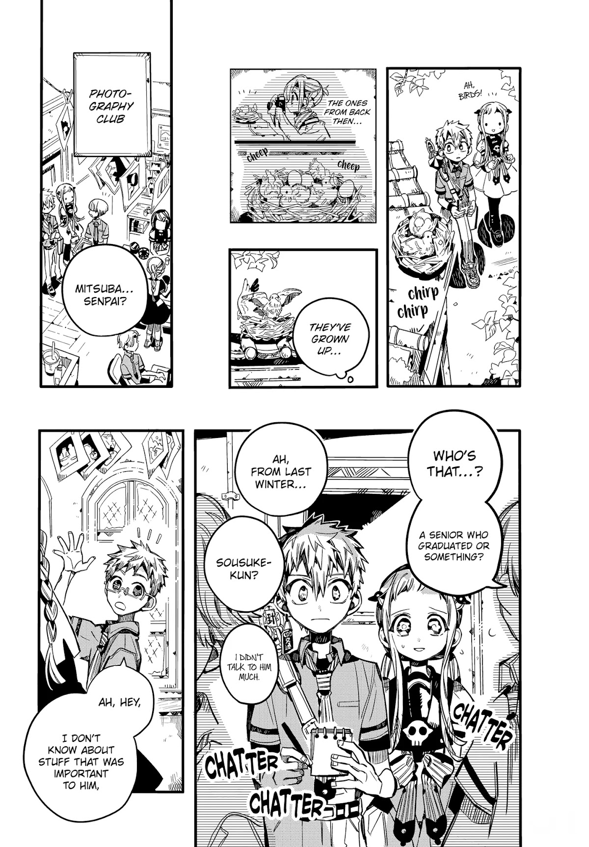 Jibaku Shounen Hanako-kun Chapter 74 page 17 - Chapter 74: Loss
