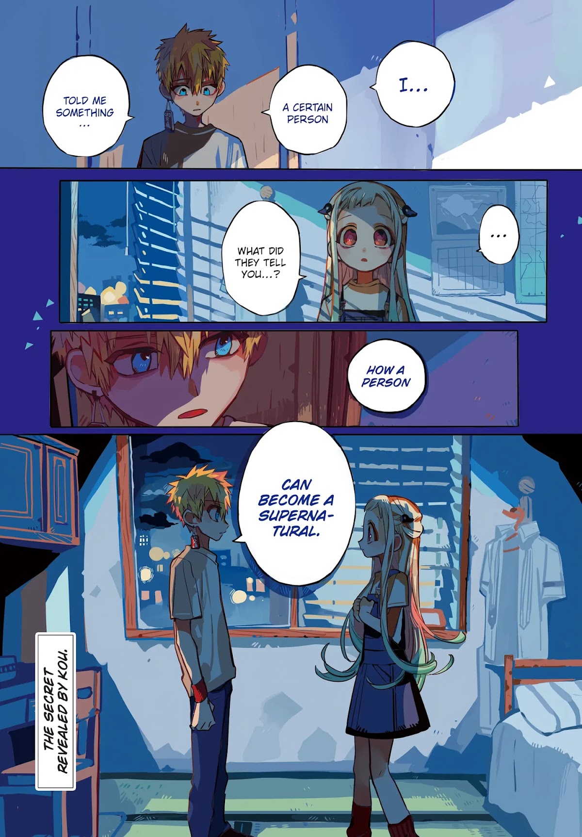 Jibaku Shounen Hanako-kun Chapter 74 page 2 - Chapter 74: Loss