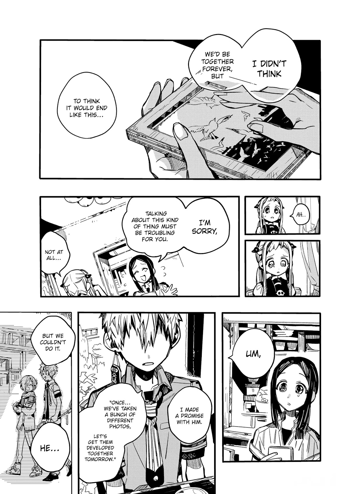 Jibaku Shounen Hanako-kun Chapter 74 page 34 - Chapter 74: Loss