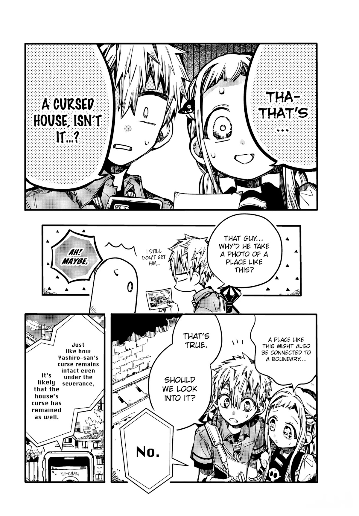Jibaku Shounen Hanako-kun Chapter 75 page 12 - Chapter 75: Encounter