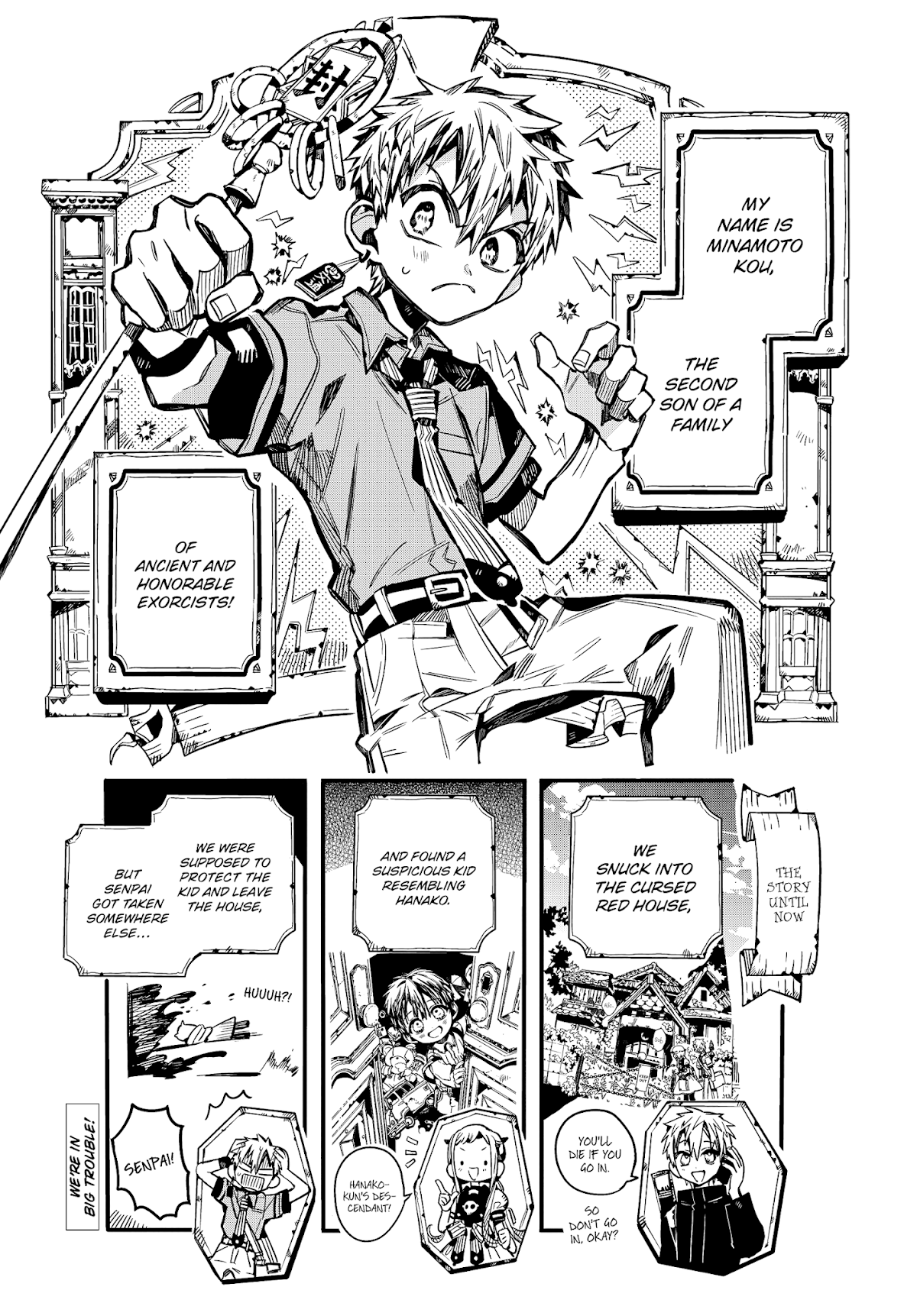 Jibaku Shounen Hanako-kun Chapter 77 page 4 - Chapter 77: The Red House (Part 2)