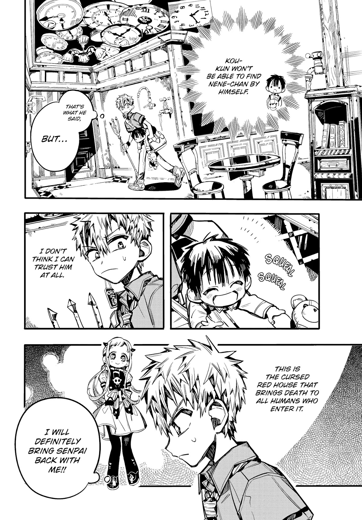 Jibaku Shounen Hanako-kun Chapter 77 page 5 - Chapter 77: The Red House (Part 2)