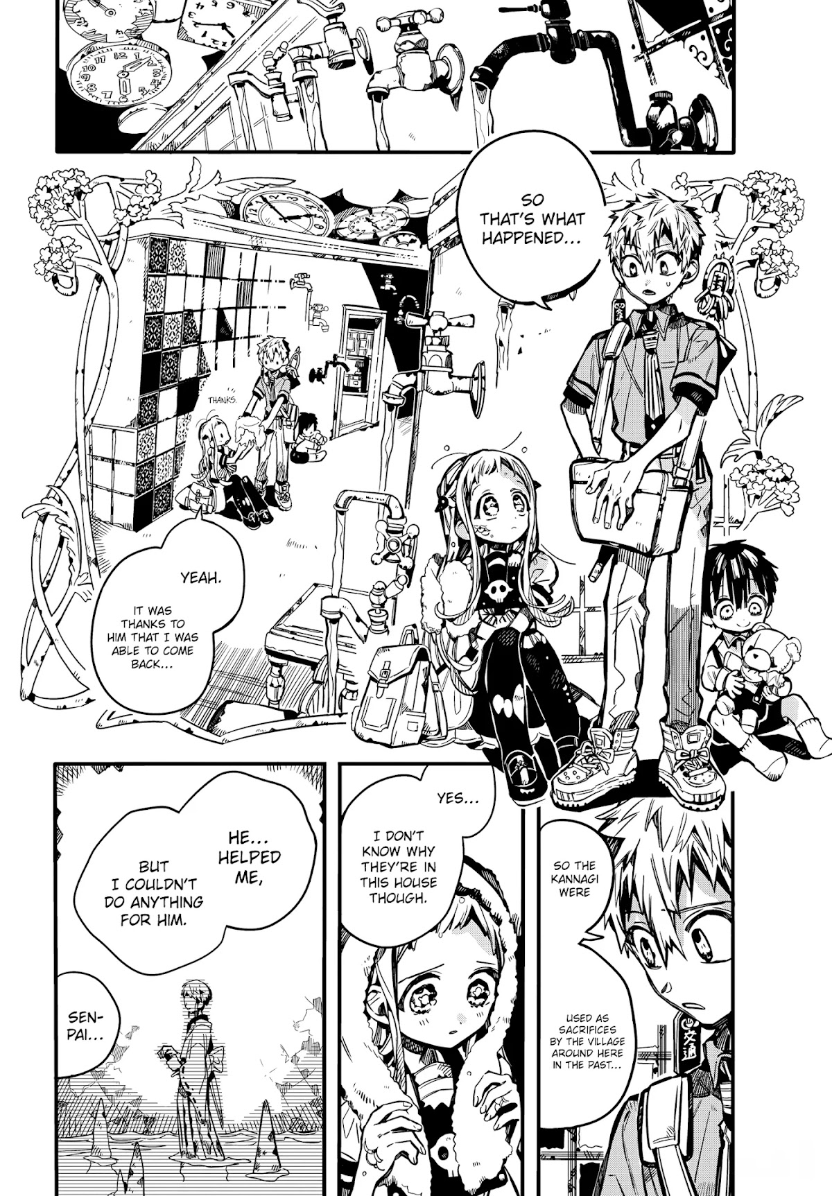 Jibaku Shounen Hanako-kun Chapter 81 page 9 - Chapter 81: The Red House (Part 6)
