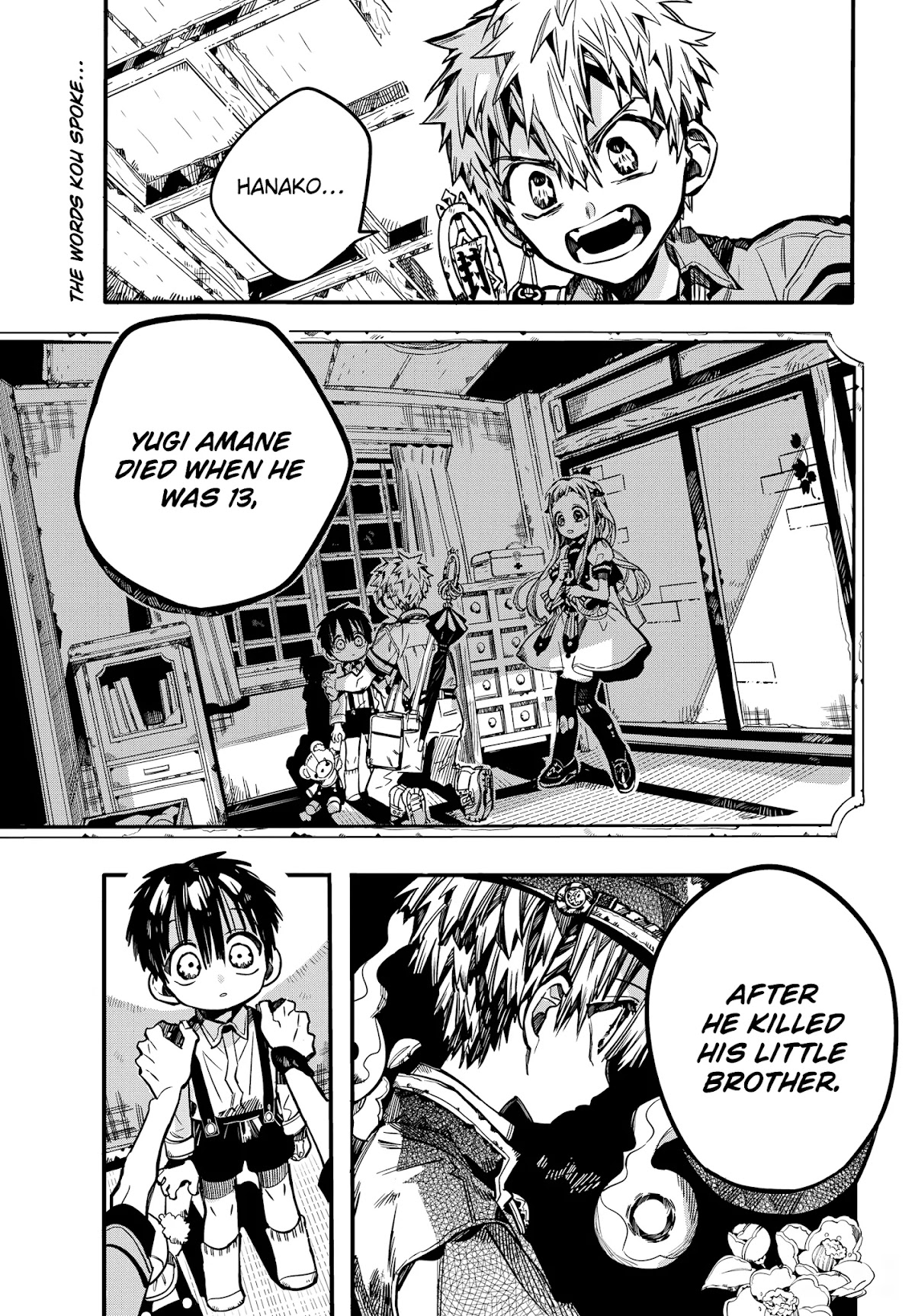 Jibaku Shounen Hanako-kun Chapter 82 page 3 - Chapter 82: The Red House (Part 7)